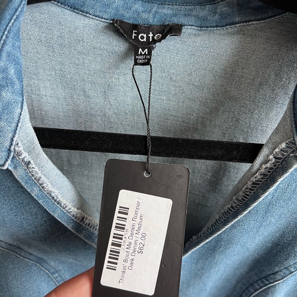 Fate Denim romper - Picture 2 of 3